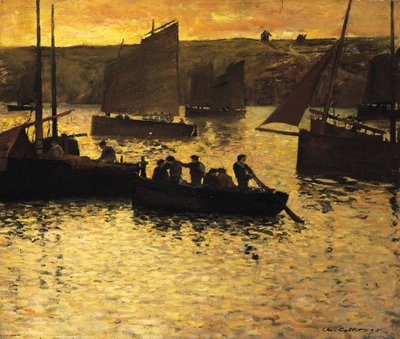 Im Hafen, 1895 von Charles Cottet